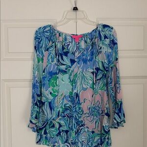 Lilly Pulitzer Floral Blouse